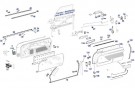 Dørvindu lister inv og utvendig W107, W123, W126 thumbnail