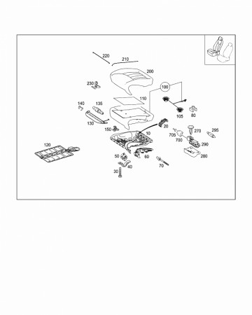 Airbag sete-sensor W251